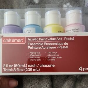 Craft Smart Acrylic Paint Value 2 Set - Pastel